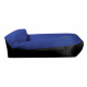 Aga Fotel Worek dmuchany LAZY BAG 230x70 cm Czarny/Ciemnoniebieski