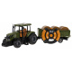 Traktor z Przyczepą Zielony R/C