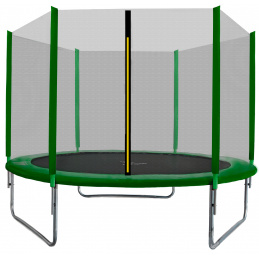 Aga SPORT TOP Trampolina 220 cm ciemnozielona + siatka ochronna