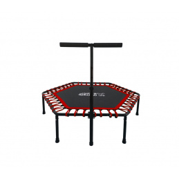 Trampolina Olimpijska Sport Fit FITNESS 130 cm Czerwona + uchwyt