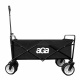 Wózek transportowy Aga K15211 95 x 54 x 98 cm MR4611 czarny
