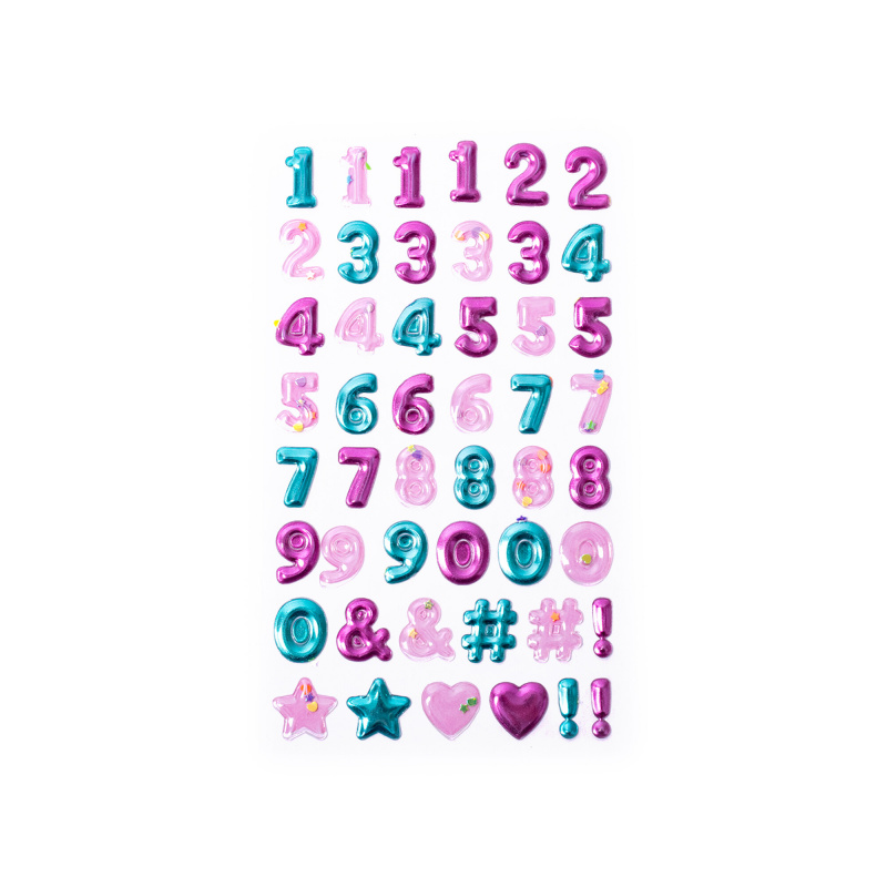Aga4Kids Samoprzylepne cyfry DS8101RT