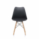 Aga 4x Krzesło do jadalni MR2035 Czarny