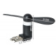 Wentylator micro USB czarny