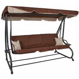Aga huśtawka ogrodowa XXXL COMFORT LUX ciemny brąz