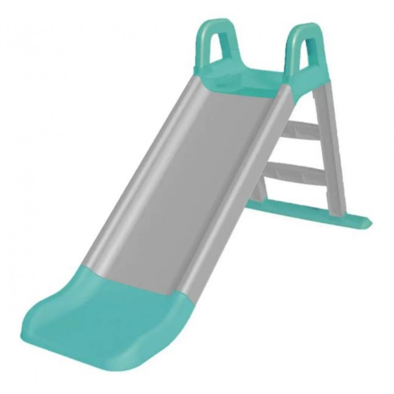 Aga4Kids Ślizgawka z uchwytem 140 cm szaroturkusowy