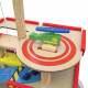 Aga4Kids Drewniany czteropoziomowy garaż + akcesoria do zabawy MR6104