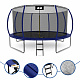Aga SPORT EXCLUSIVE Trampolina 430 cm Ciemnoniebieska + siatka ochronna + drabinka