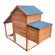 Aga KURNIK Z WYBIEGIEM DREWNIANY DLA 4-6 KUR 173x66x120 cm