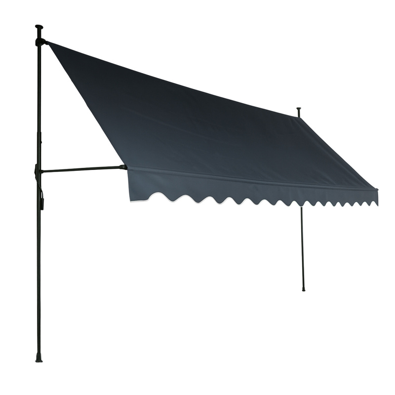 Aga Markiza teleskopowa 350x120 cm Szara