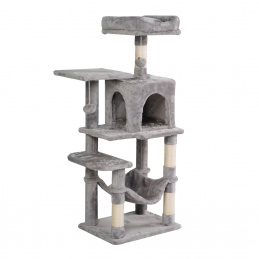 Aga Drapak dla kota 36x46x110 cm Szary