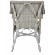 Aga Zestaw rattanowy LARUS White Maroon