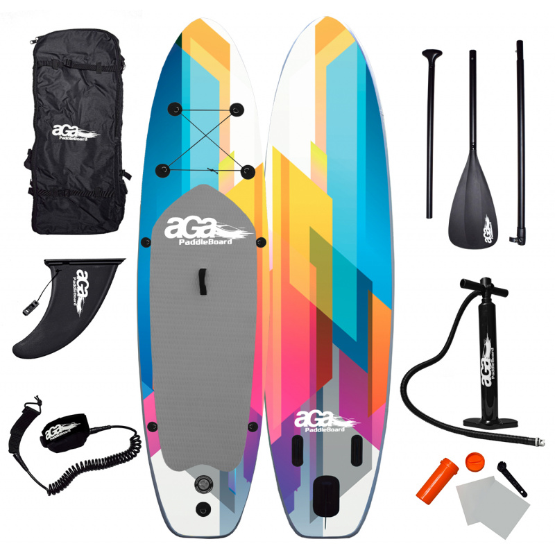 Aga Paddleboard MR5013FH 320x81x15 cm s držákem na prut