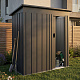 Aga Domek ogrodowy 163x182x89 cm Ciemnoszary