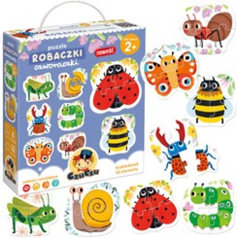 CzuCzu Puzzle Robaczki czworaczki układanki ZA4156 uniwersalny