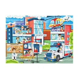 Puzzle Aga4Kids MR1466 172 elementów Szpital MR1466