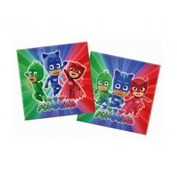 PJ Masks Serwetki urodzinowe Pidżamersy 33 cm / 20 szt