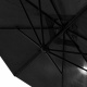 Parasol ogrodowy składany z regulacją 300 cm 3 m czarny