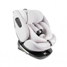 Aga FOTELIK SAMOCHODOWY i-Size 360° 0-36kg DS1811 Jasny szary