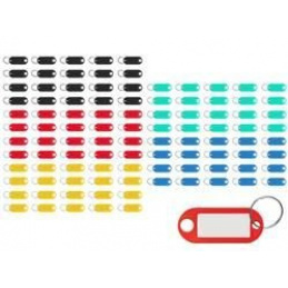 Zestaw brelok/identyfikatory do kluczy 100 szt
