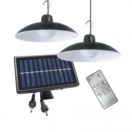 Aga LAMPA ZEWNĘTRZNA LED ŻYRANDOL SOLARNY + pilot