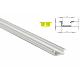 Profil aluminiowy do taśm LED Z wpuszczany 1m ELOXED