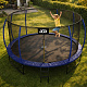 Aga SPORT EXCLUSIVE Trampolina 430 cm Ciemnoniebieska + siatka ochronna + drabinka