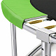 Trampolina Aga SPORT PRO 430 cm Jasnozielona + siatka ochronna + drabinka + kieszeń na buty