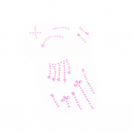 Aga4Kids Samoprzylepne cyrkonie DS8113A