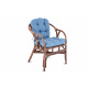 Aga Zestaw rattanowy SITA Choco Blue