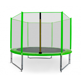 Aga SPORT PRO Trampolina 250 cm Jasnozielona + siatka ochronna