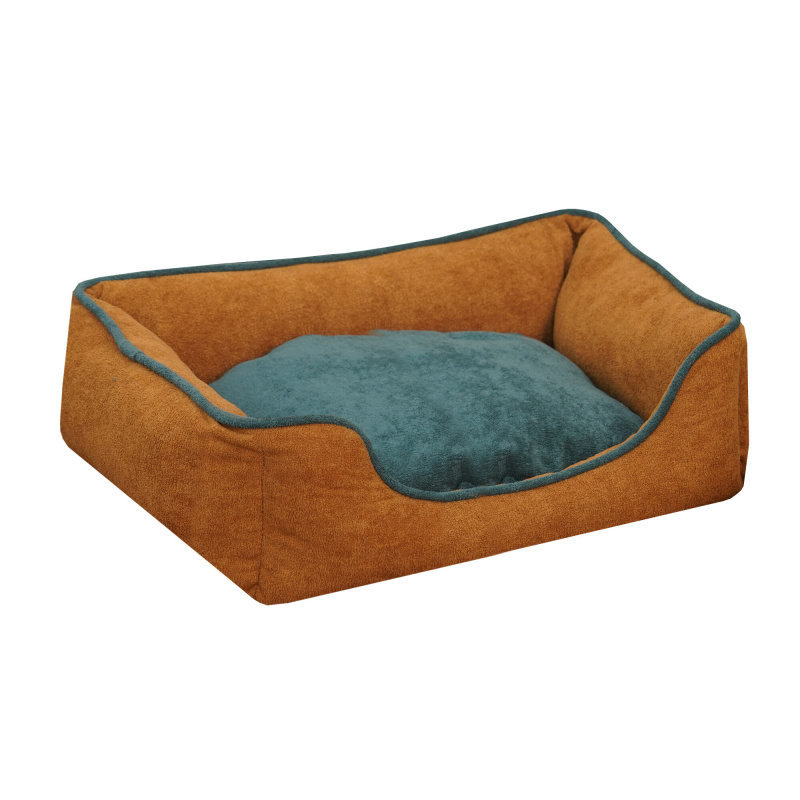 Aga kanapa dla psa DS328 odcienie pomarańczowego 70 cm x 60 cm