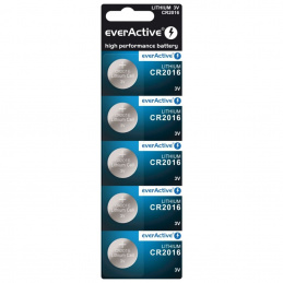 Bateria everActive litowa CR2016 blister 5szt.