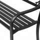 Ławka ogrodowa metalowa Aga MR2045 127x60x89 cm