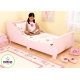 KidKraft Łóżko dziecięce SLEIGH Różowe 160x75 cm