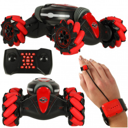 Samochód RC Stunts dancing stunt 360 czerwony