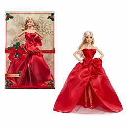 Barbie Signature Świąteczna lalka blondynka 2026 JJX65