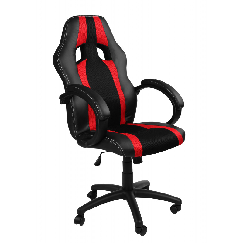 Fotel gamingowy Aga MR2060 czarno - czerwone
