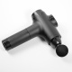 Aga Pistolet do masażu Masażer do ciała + Torba + Wymienne końcówki DS1602 Czarny