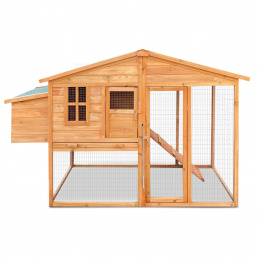 Aga KURNIK Z WYBIEGIEM DREWNIANY DLA 4-6 KUR 188x70x117 cm