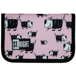 St.RIGHT Dwuklapkowy piórnik Dogs