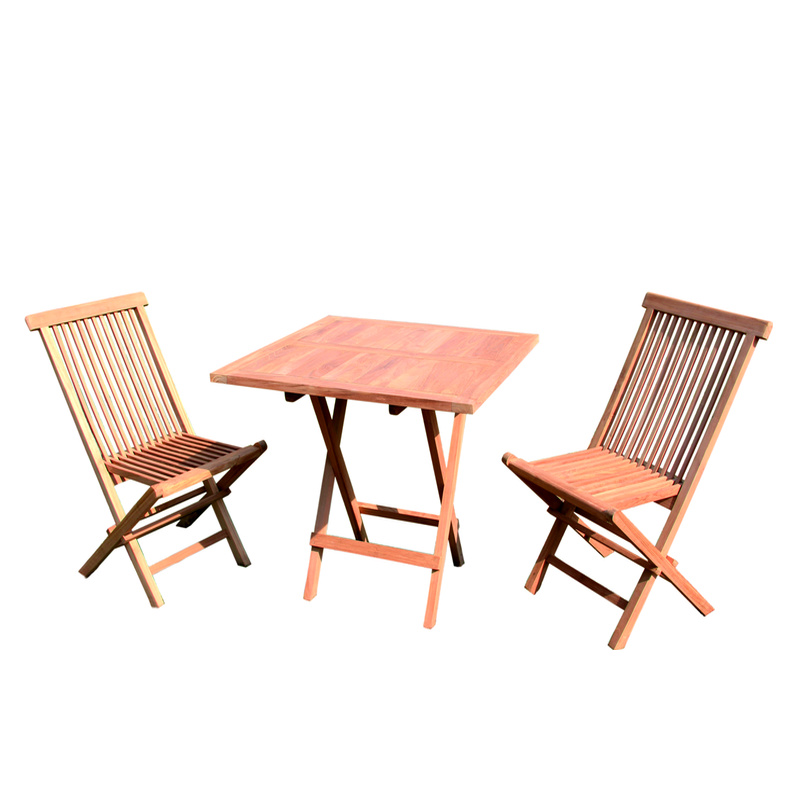 Linder Exclusiv Zestaw teakowy TEAK BALKON SET TH023 - wyprzedaż Magda