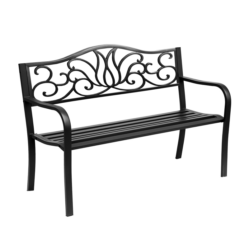 Ławka ogrodowa metalowa Aga MR2045 127x60x89 cm
