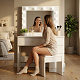 TOALETKA kosmetyczna LUSTRO 12 LED TABORET