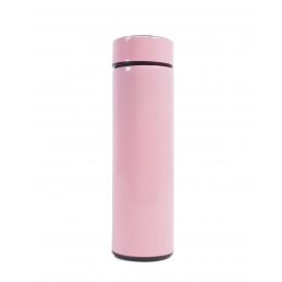 Aga Termos z wyświetlaczem LED 500 ml Różowy DS2703-PINK