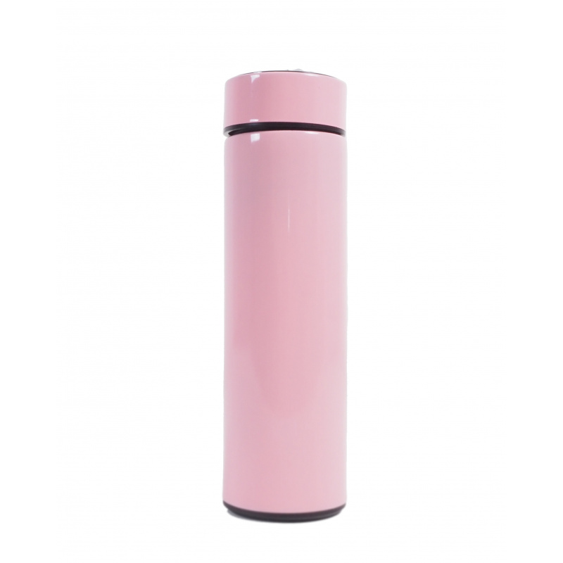 Aga Termos z wyświetlaczem LED 500 ml Różowy DS2703-PINK