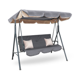 Huśtawka ogrodowa Aga MAJKA Ciemnoszara