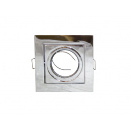 Reflektor sufitowy SMART BRG70450 uchylny - aluminium - kwadrat - chrom