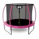 Aga SPORT EXCLUSIVE Trampolina 180 cm Różowa + siatka zabezpieczająca 