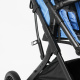 Aga Wózek wielofunkcyjny niebieski sportowy 1w1 składany